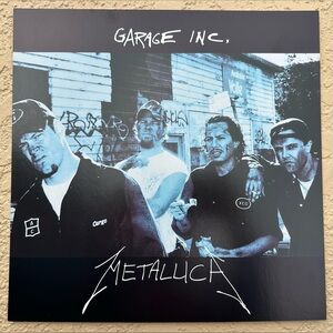 Metallica Garage Inc. Promo Poster 2-Sided 12 X 12 1998 Original in VGC